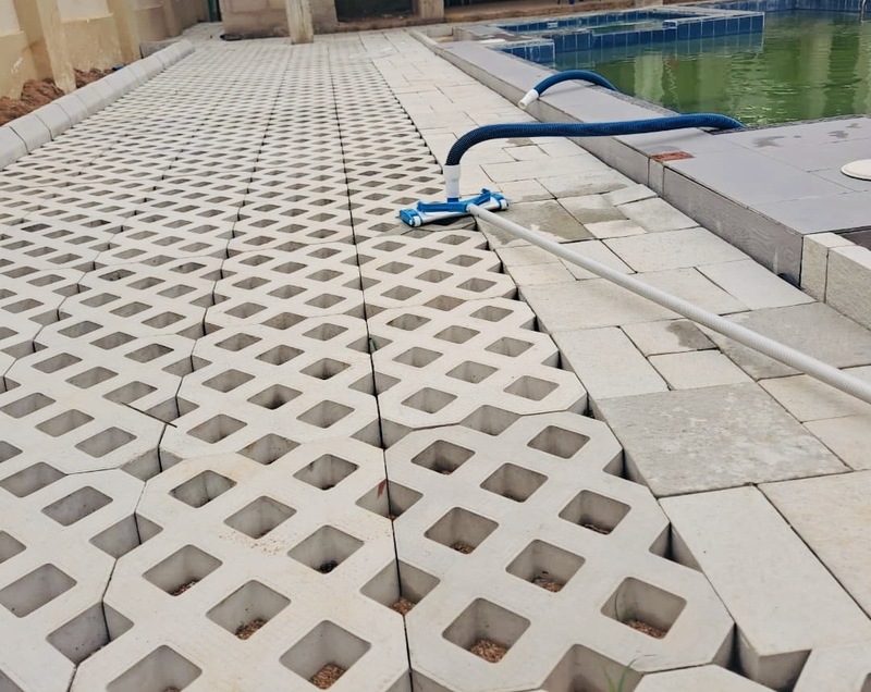 GP601: GRASS PAVING BLOCK