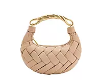 JW PEI Orla weave top handle bag in off white