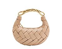 JW PEI Orla weave top handle bag in off white