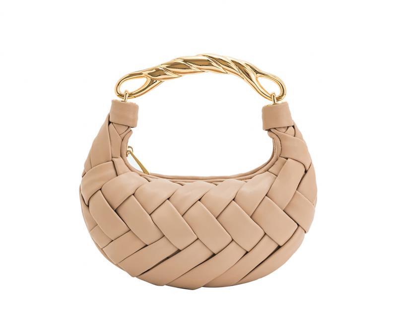 JW PEI Orla weave top handle bag in off white