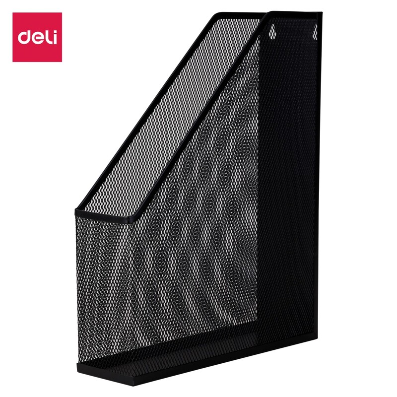 DELI E9186 EXECUTIVE MAGAZINE HOLDER BLACK