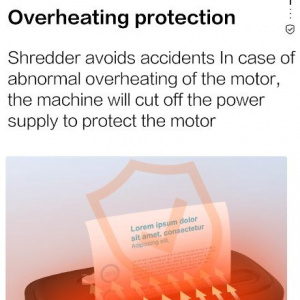 DELI E9945 PAPER SHREDDER