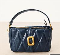 Accessorize chunky quilted crossbody bag  navy blue