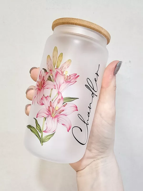 Glass Tumbler Frosted