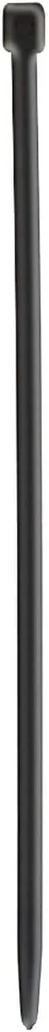 500233 Temperature-Rated Cable Ties, 100 Pack, 11", Black