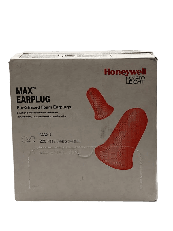 ULINE BULLET FOAM EARPLUGS Box Of 200