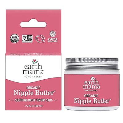 Earth Mama Organic Nipple Butter - Breastfeeding Cream - 2-Fluid Ounce Earth Mama Organic Nipple Butter - Breastfeeding Cream - 2-Fluid Ounce