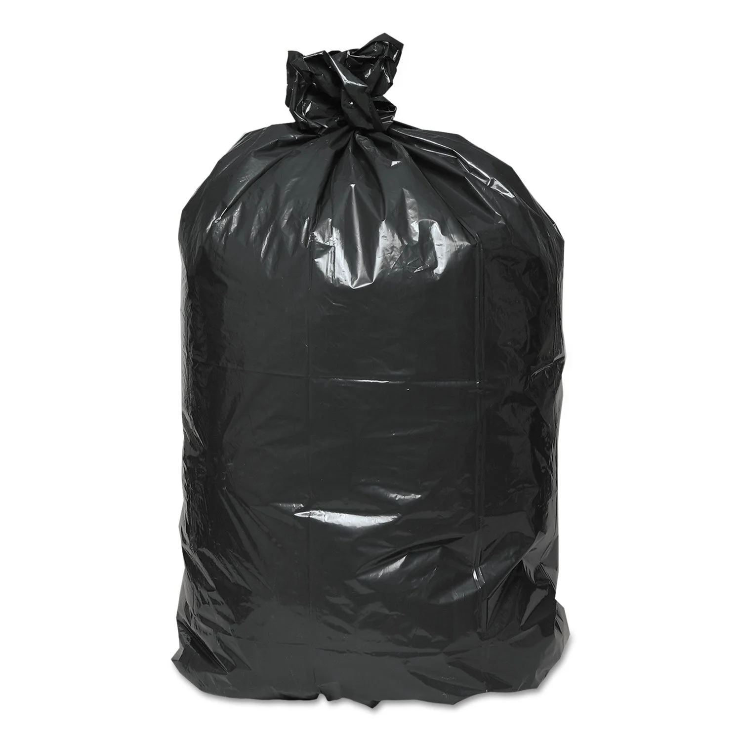 Earthsense Commercial RNW4060 Recycled Can Liners, 31-33gal, 1.65mil, 33 x 39, Black (Case of 100)