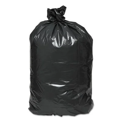 Earthsense Commercial RNW4850 Can Liner 40x46, 40-45 Gal, 1.25 mil, Black, (Case of 100)