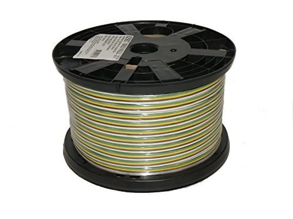 East Penn 02907 White,Brown,Yellow and Green 14/4 X 500' Wire