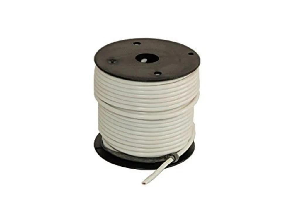 EAST PENN 12 Gauge 100ft White Wire Spool