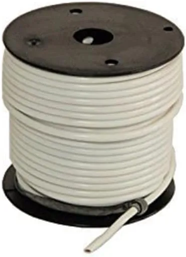 EAST PENN 12 Gauge 100ft White Wire Spool
