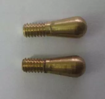 Brass Ball Probe Tips pair