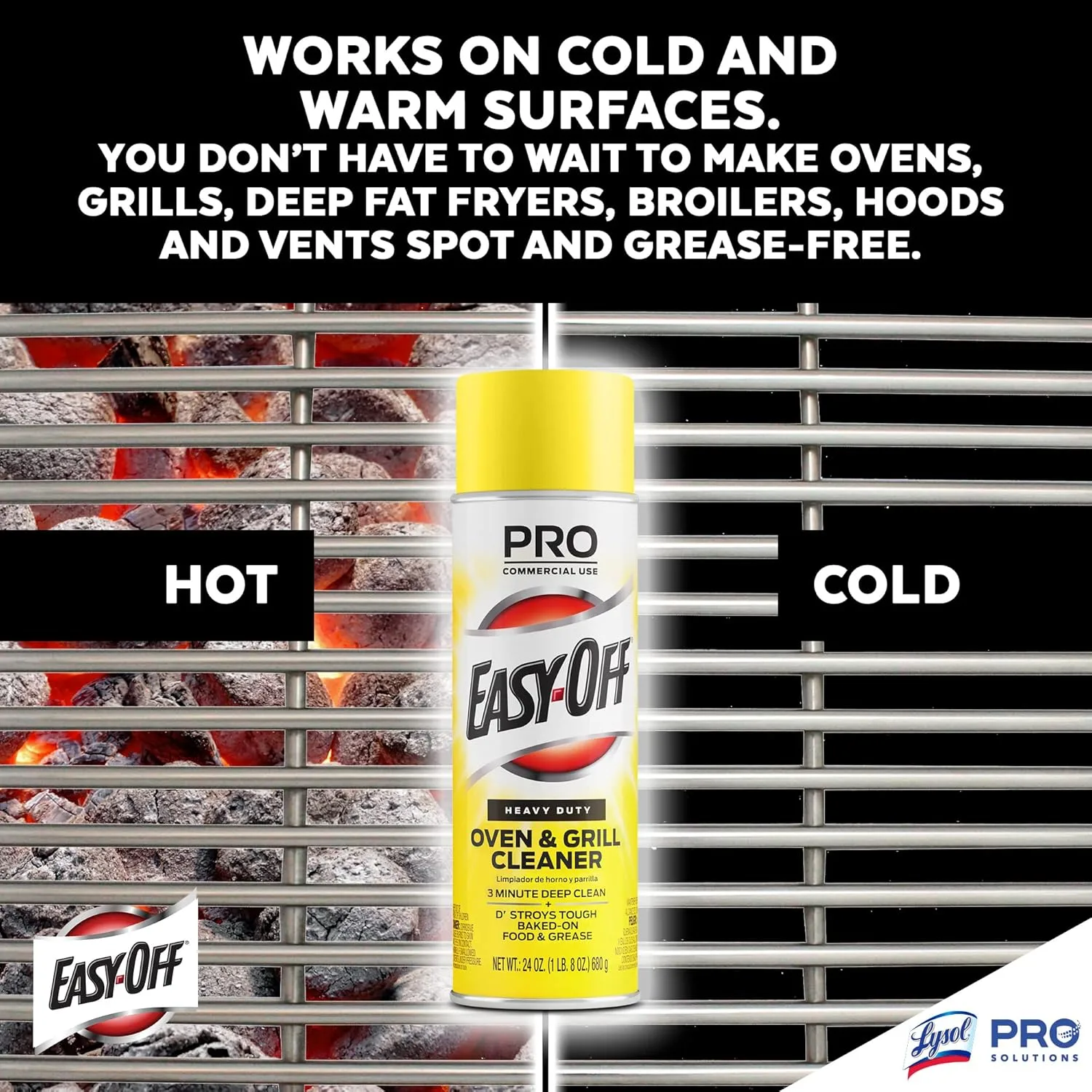 Easy Off Heavy Duty Oven Cleaner Spray, 24oz, Removes Grease 24 Ounce (Pack of 1)