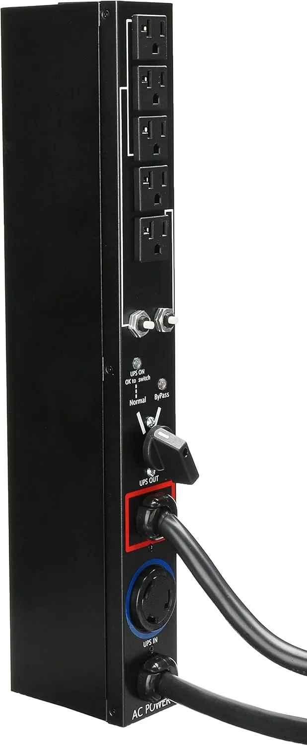 Eaton Mbp PDU, 120V, L5-30P to (5) 5-15/20R, Use with 5130, Evol/s, Pulsar/m, 91