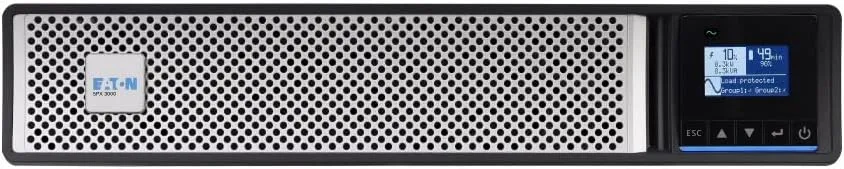 Eaton 5PX G2 3000VA 3000W 120V Line-Interactive UPS - 6 NEMA 5-20R, 1 L5-30R Outlets, Cybersecure Network Card Included, Extended Run, 2U Rack/Tower