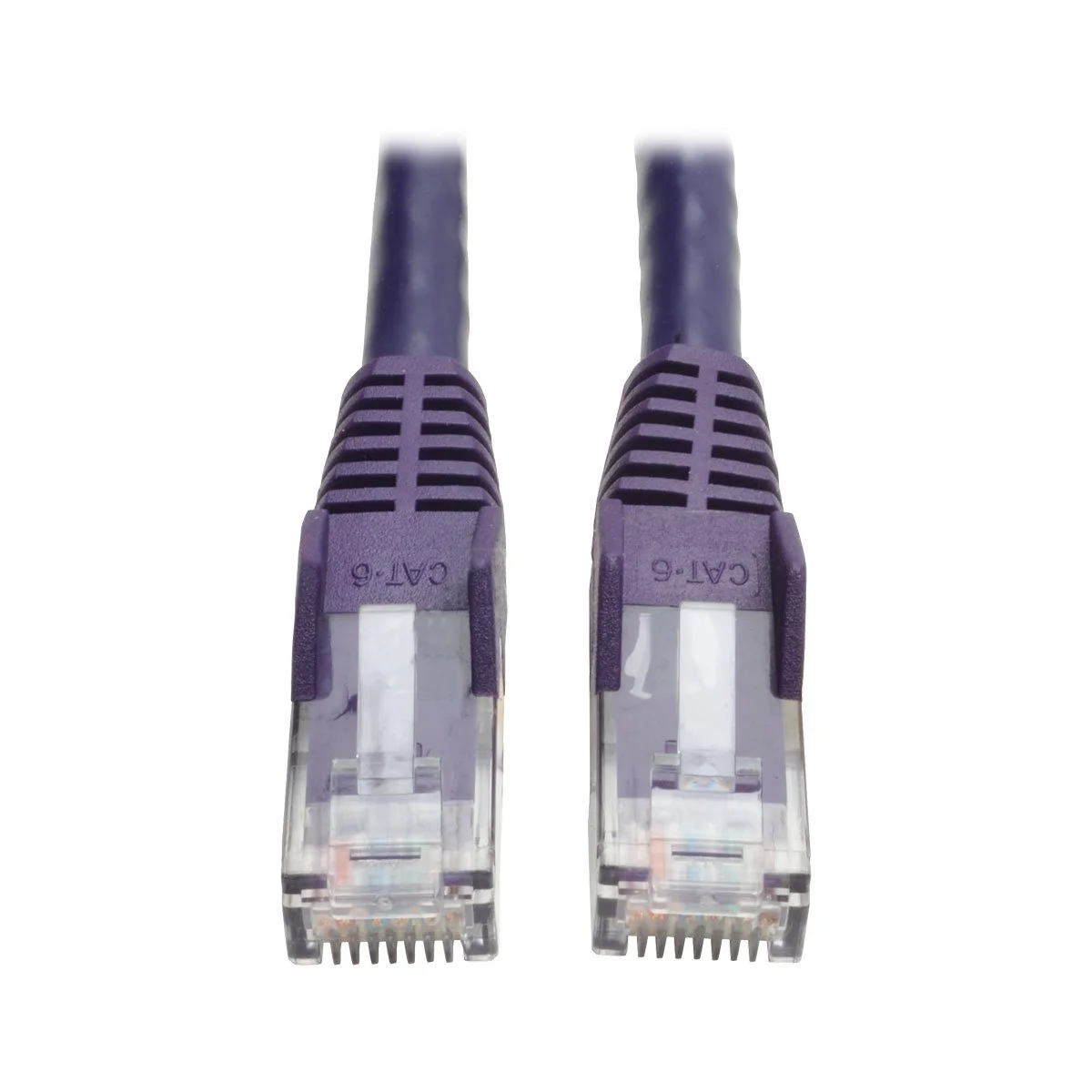 Tripp Lite Cat6 Gigabit Snagless Molded Patch Cable (RJ45 M/M) - Purple, 10-ft.(N201-010-PU)