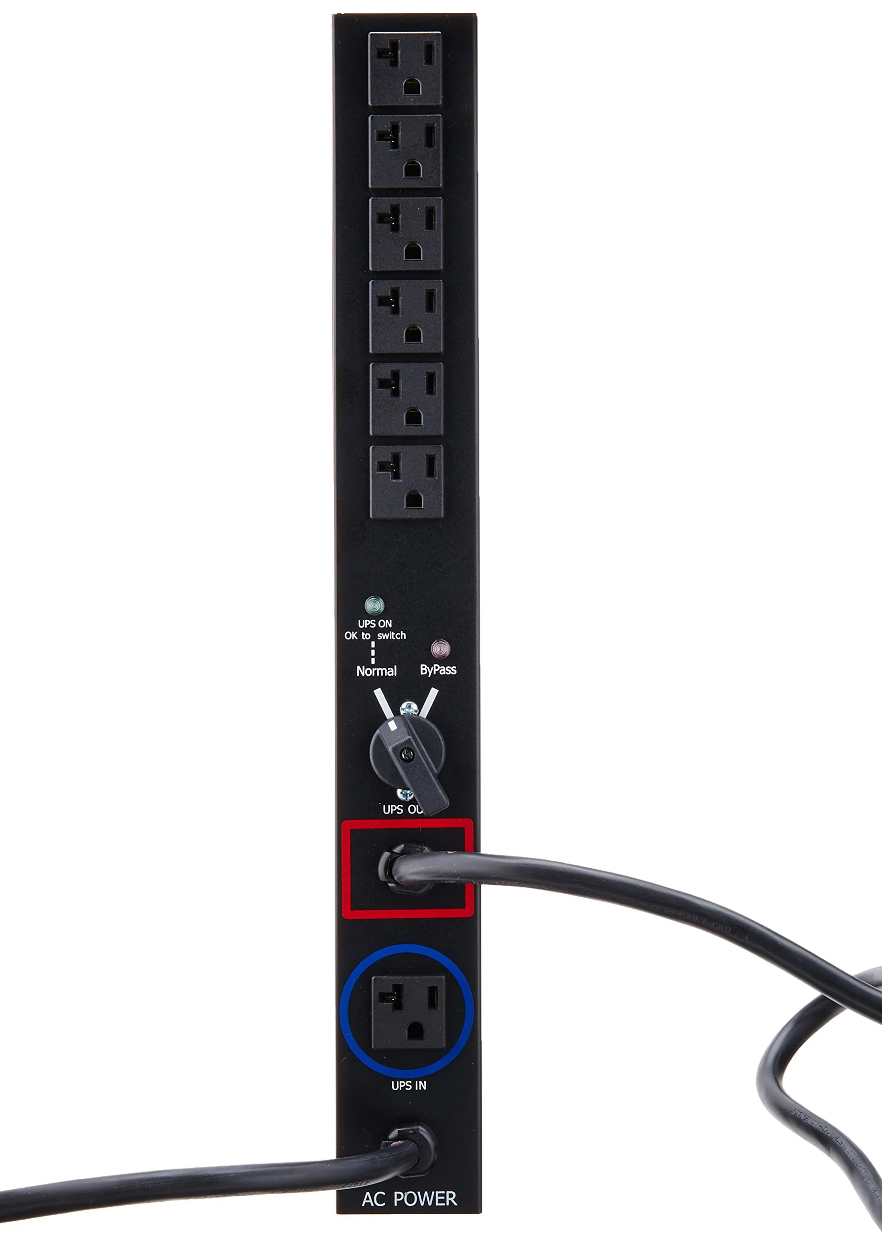 Eaton HotSwap MBP 20 2U PDU, 120V, NEMA 5-20P to (6) 5-20R