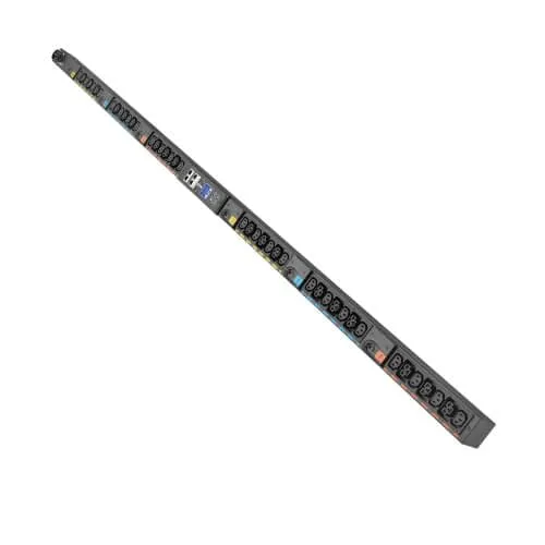Eaton Universal-Input Metered PDU G4, 208V and 415/240V, 42 Outlets, Input Cable Sold Separately, 72-Inch 0U Vertical