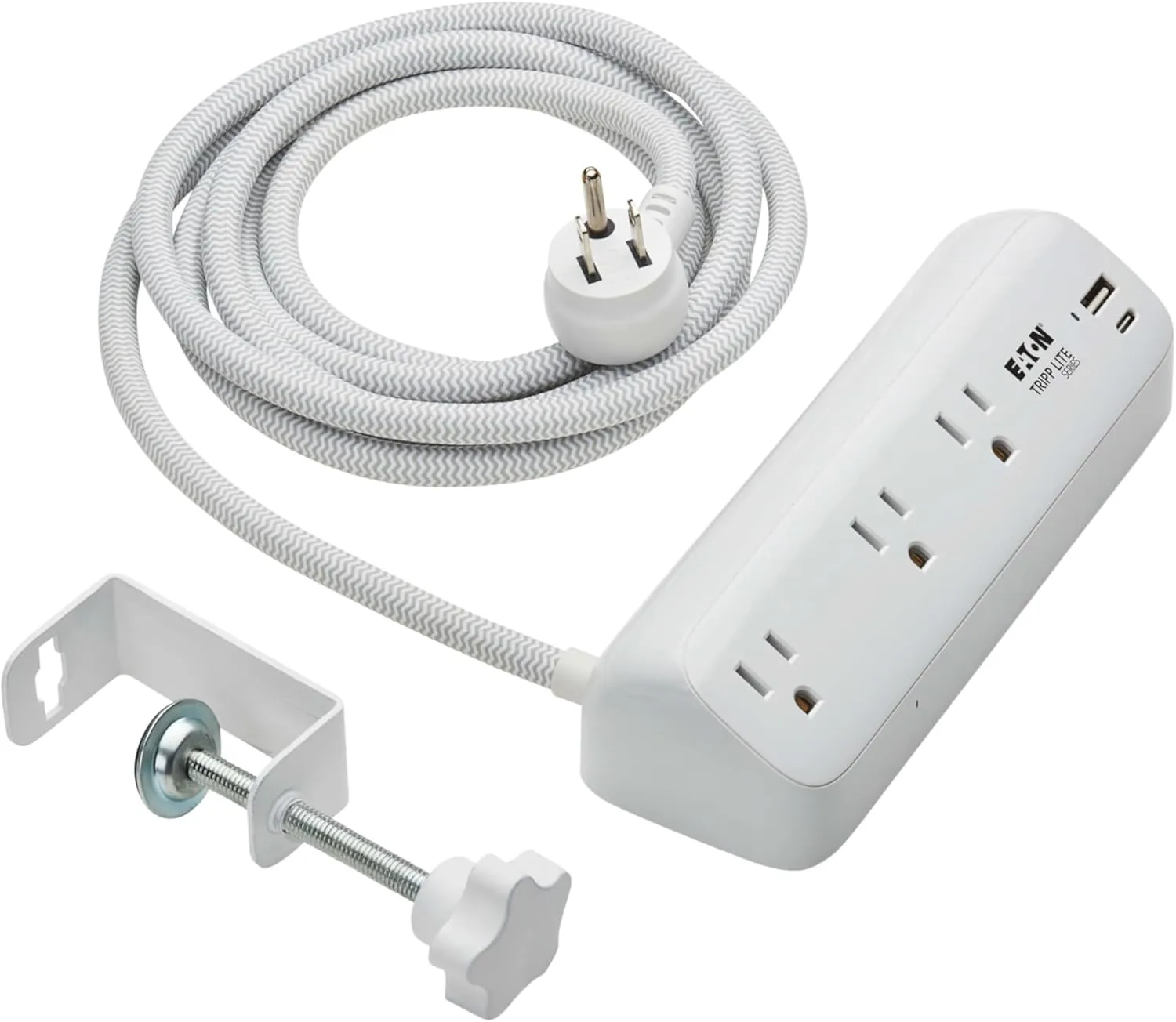 Eaton Tripp Lite Series Desk Clamp Power Strip Surge Protector