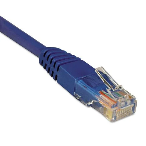 EATON TRIPP LITE N002-002-BL 2FT CAT5E 350MHz Molded RJ45 Patch Cable - Blue