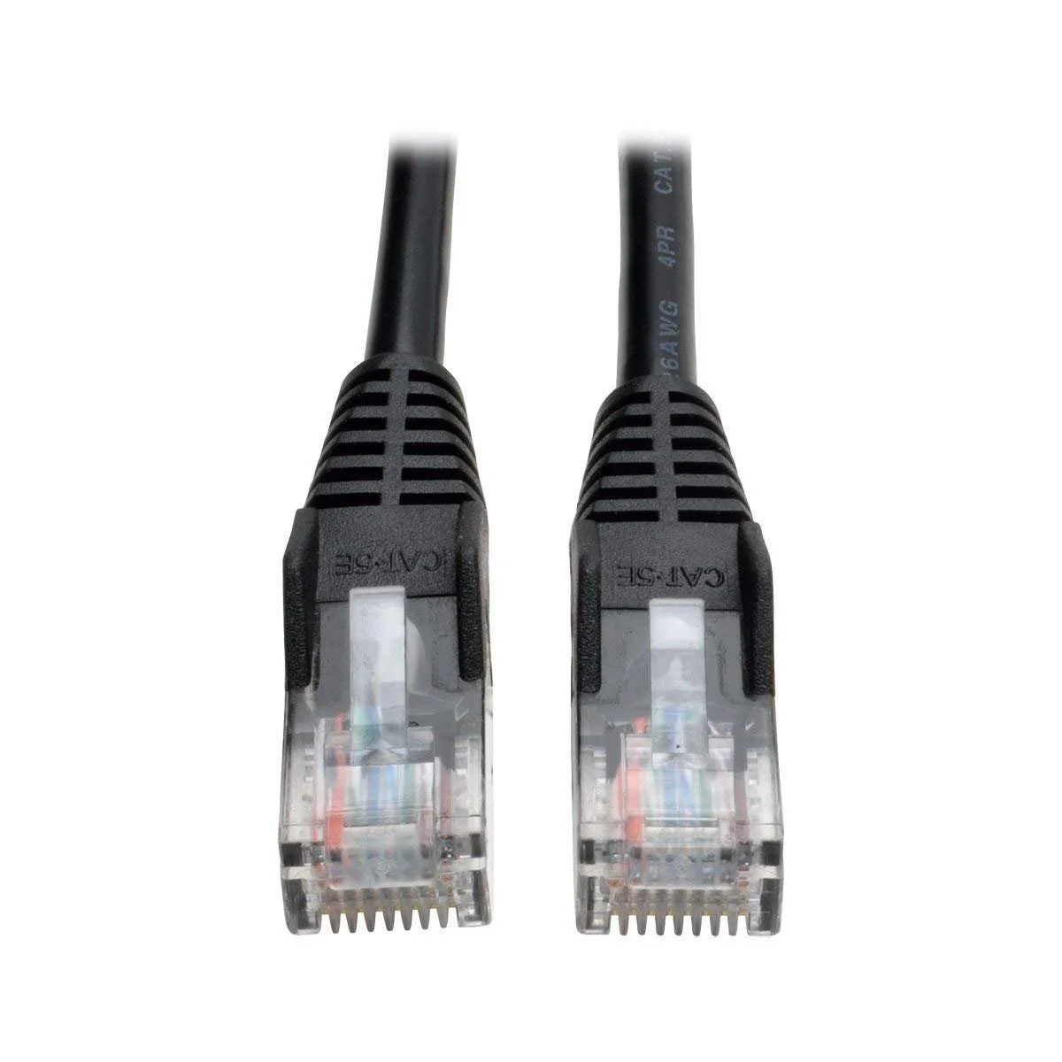 Tripp Lite Cat5e 350MHz Snagless Molded Patch Cable (RJ45 M/M) - Black, 14-ft.(N001-014-BK)