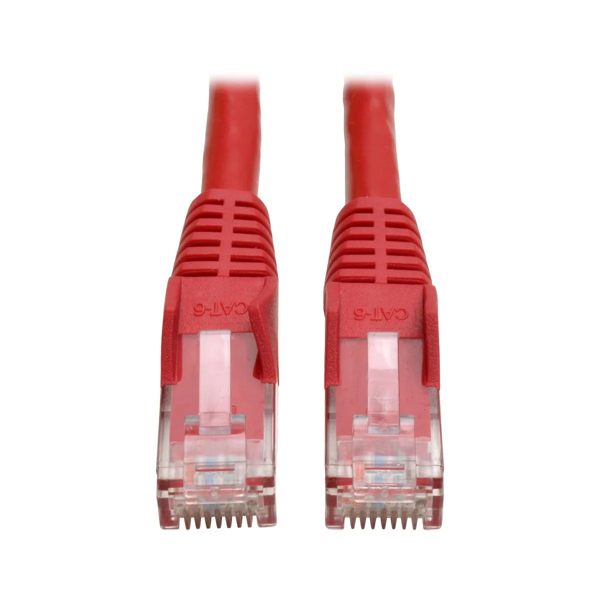 Eaton Tripp Lite Series Cat6 Gigabit Snagless Molded (UTP) Ethernet Cable (RJ45 M/M), PoE, Red, 5 ft. (1.52 m) - N201005RD