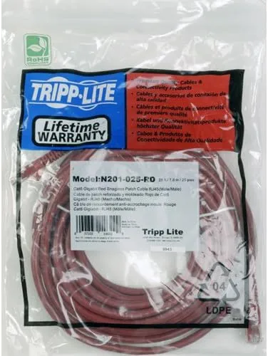 Tripp Lite Cat6 Gigabit Snagless Molded Patch Cable (RJ45 M/M)