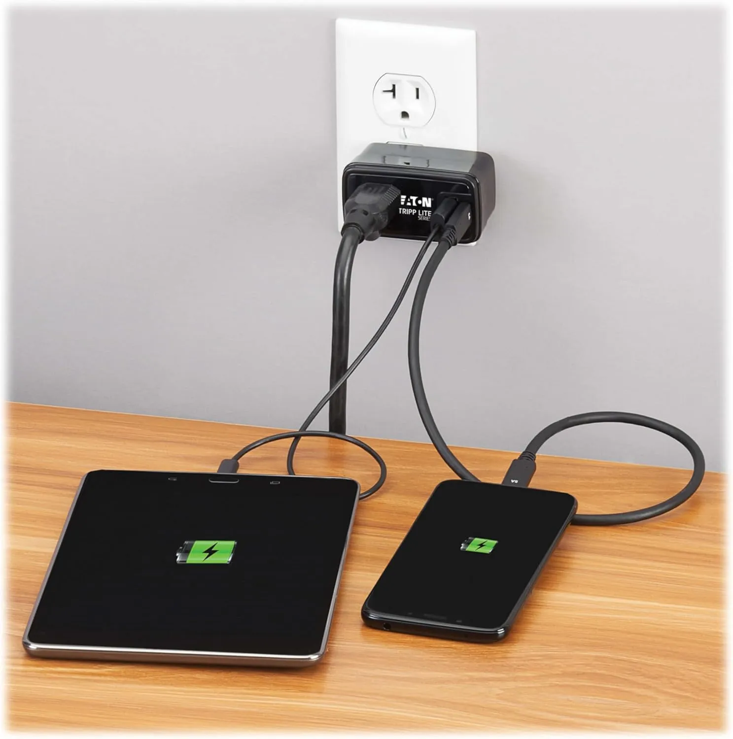 Eaton Tripp Lite SK10C32 1-Outlet Travel Power Strip & USB Charger
