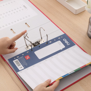 DELI B20140 A4 RIO PVC BOXFILE RED