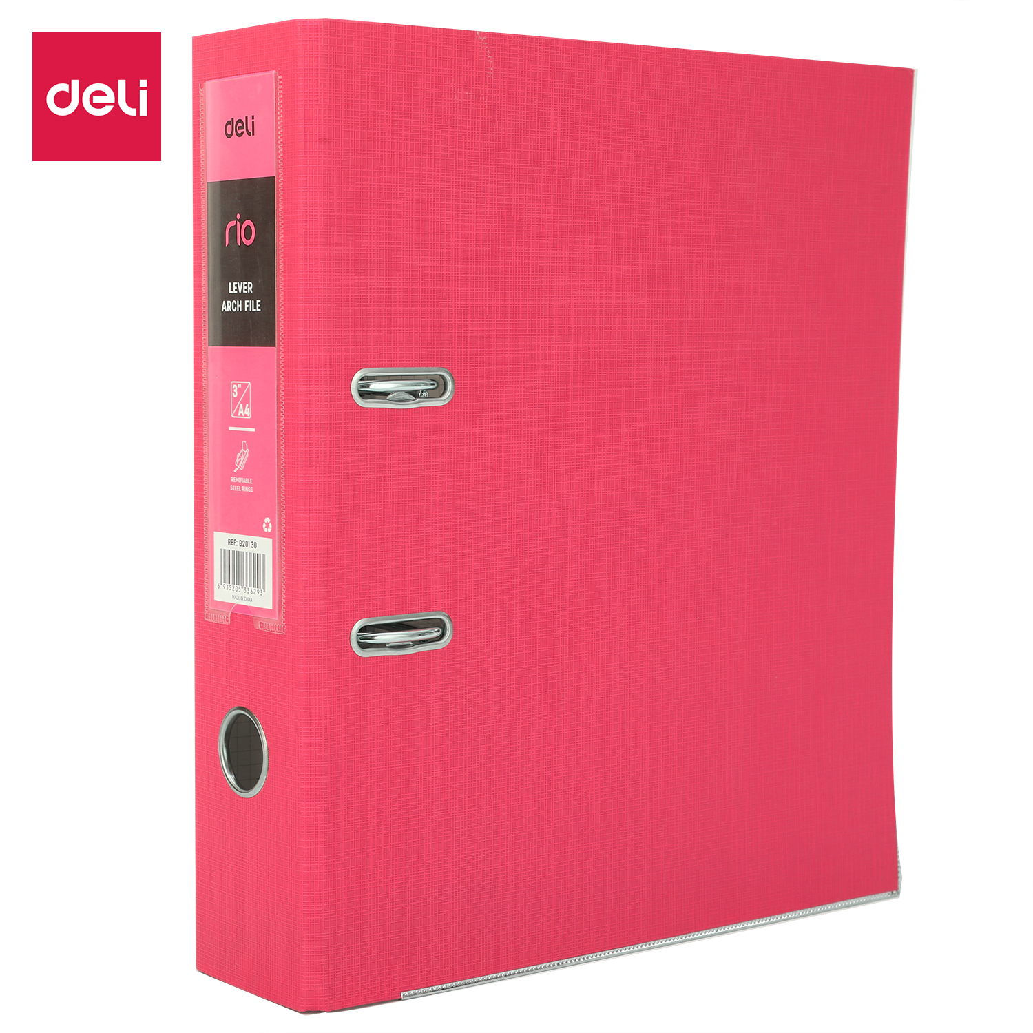DELI B20140 A4 RIO PVC BOXFILE RED