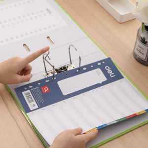 DELI B20160 A4 RIO PVC BOXFILE GREEN