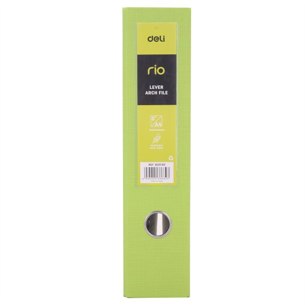 DELI B20160 A4 RIO PVC BOXFILE GREEN