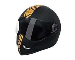 STEELBIRD SB-50 ADONIS DASHING BLACK WITH GOLD STRIP C/V (L)