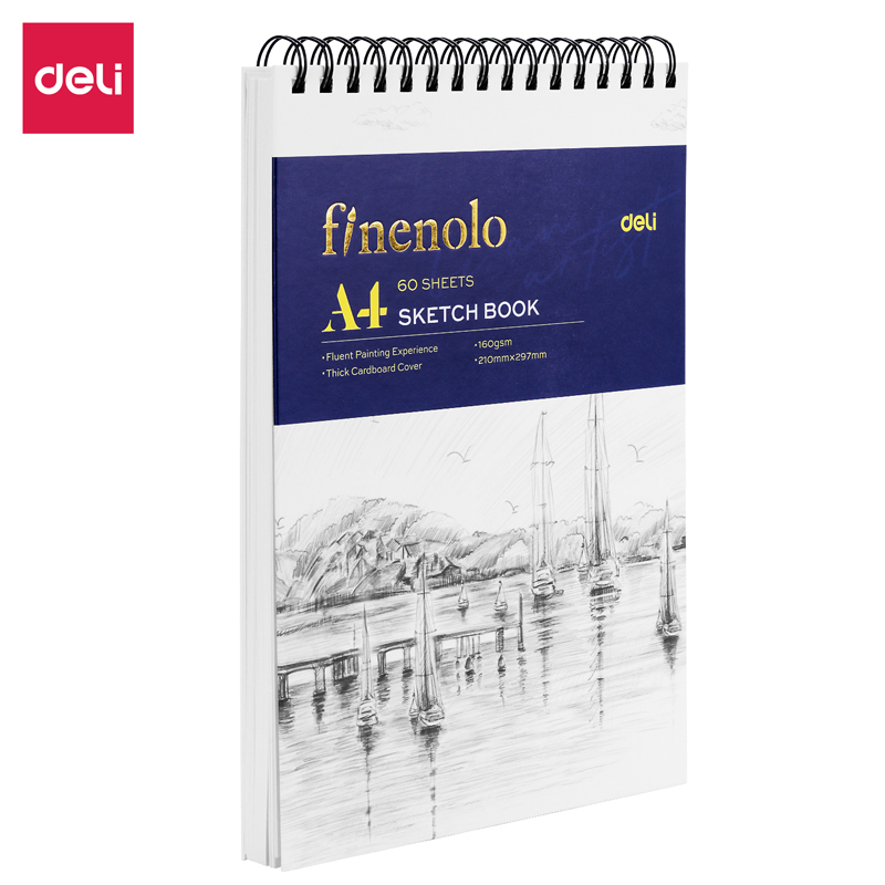 DELI FINENOLO EC276 A4 ART SKETCH BOOK 60SHTS