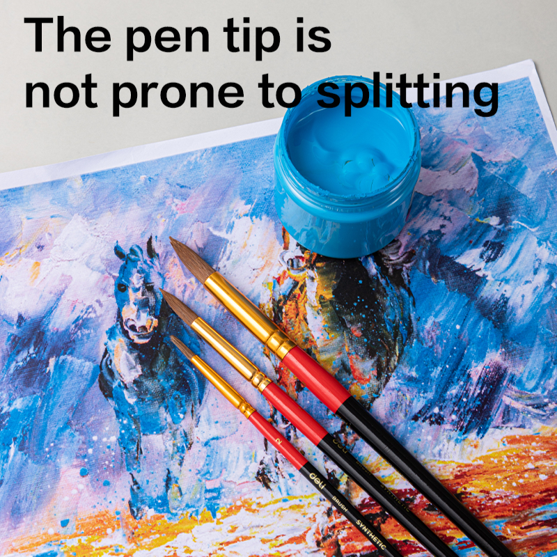 DELI COLOR EMOTION EC405 PAINTBRUSH 3PCS SET