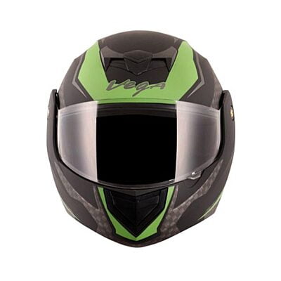 VEGA CRUX DX CHECKS DULL BLACK GREEN C/V (M)