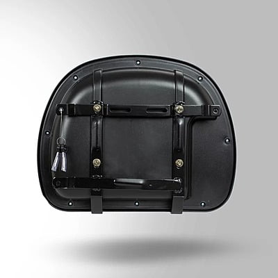 STUDDS SIDE BOX CRUISER WITH MAIN FRAME WITH UNIVERSAL FITMENT CLAMPS (RIGHT) FLAME BLUE