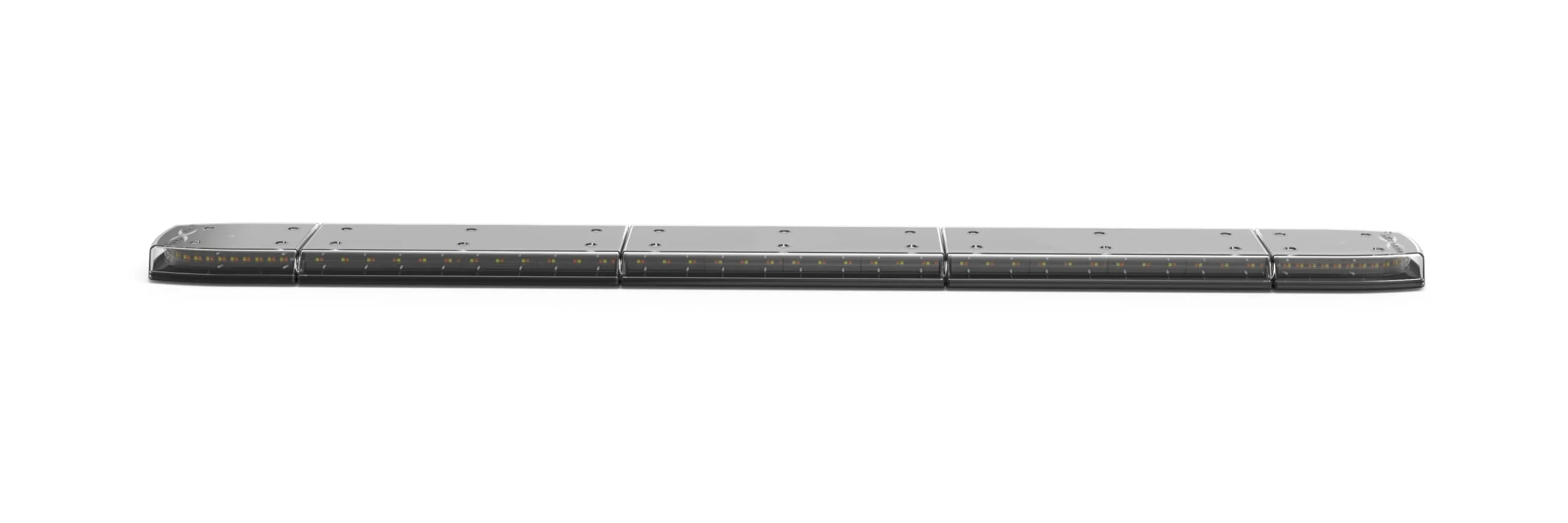ECCO LED Light Bar 48 Inch Single Row Flood Beam Amber White 99W LED Off Road Lights for Trucks Commercial Vehicles, 5 Year Warranty