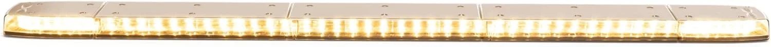 ECCO LED Light Bar 48 Inch Single Row Flood Beam Amber White 99W LED Off Road Lights for Trucks Commercial Vehicles, 5 Year Warranty