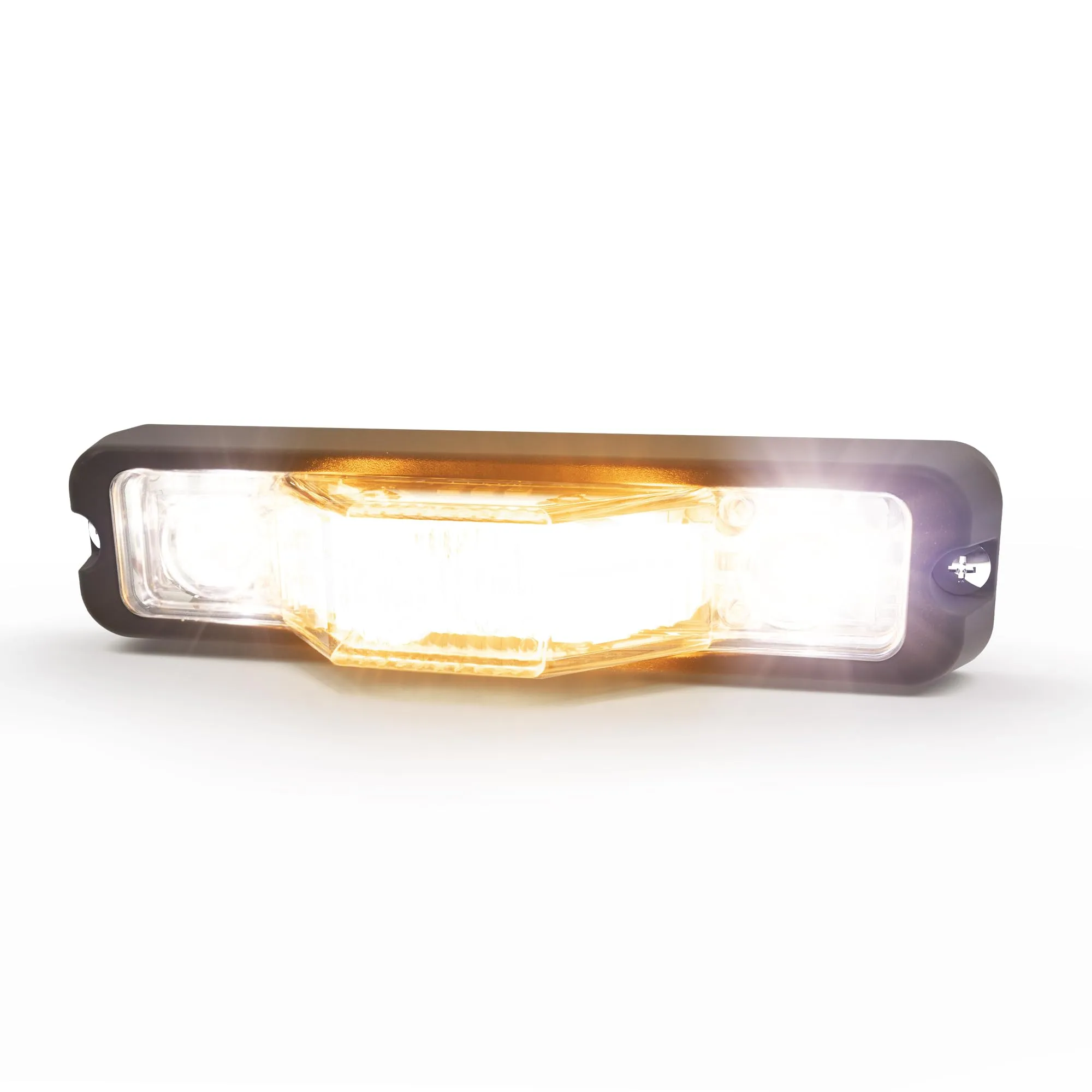 ECCO ED3777 Directional LED Warning Light, Amber/Clear