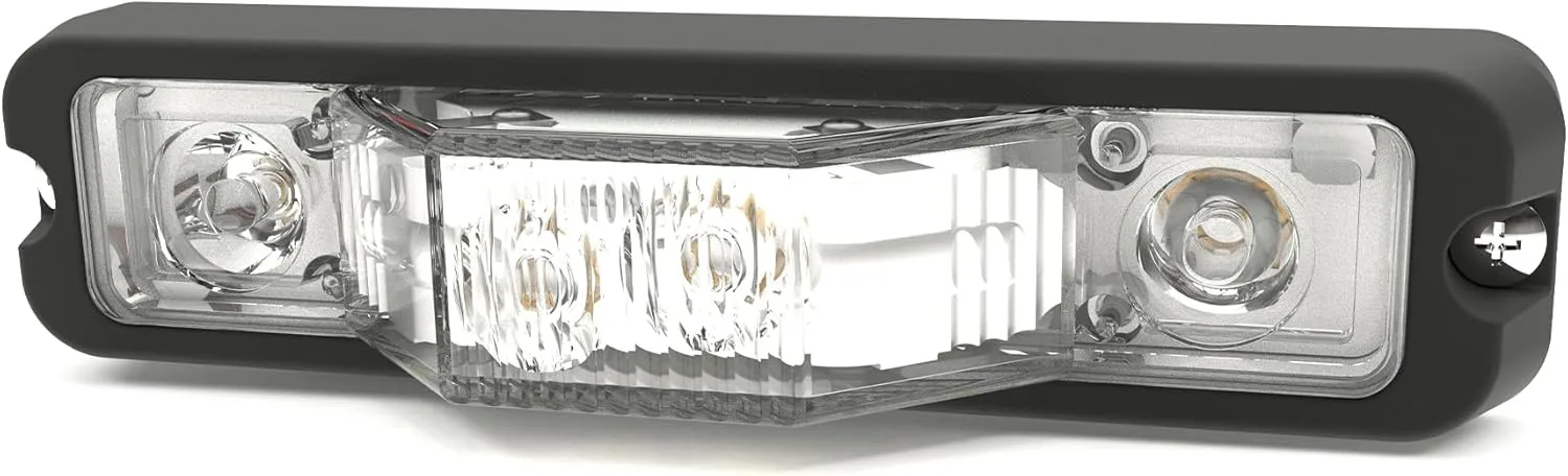 ECCO ED3777 Directional LED Warning Light, Amber/Clear