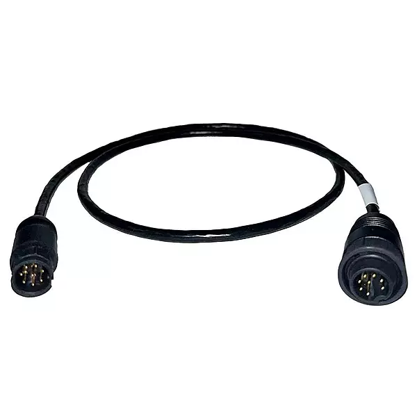 1M Adapter Cable w/Male 8-Pin Black Box Connector f/Echonautics 300W, 600W & 1kW Transducers