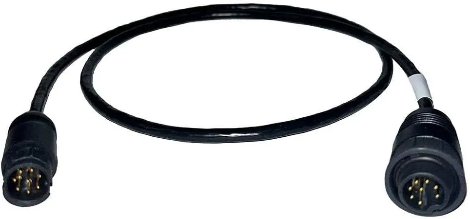 1M Adapter Cable w/Male 8-Pin Black Box Connector f/Echonautics 300W, 600W & 1kW Transducers