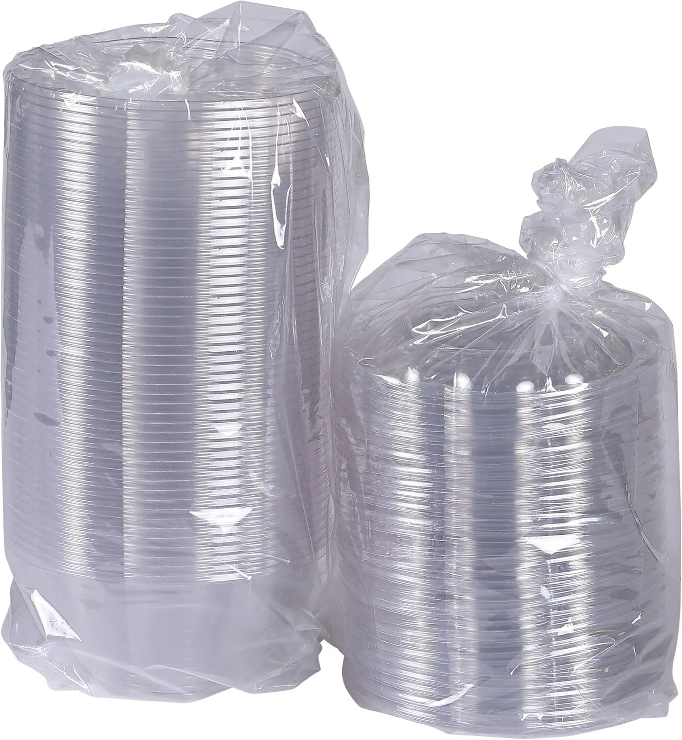 ECO-PRODUCTS Compostable Clear PLA Salad Bowls with Lids, Case of 150