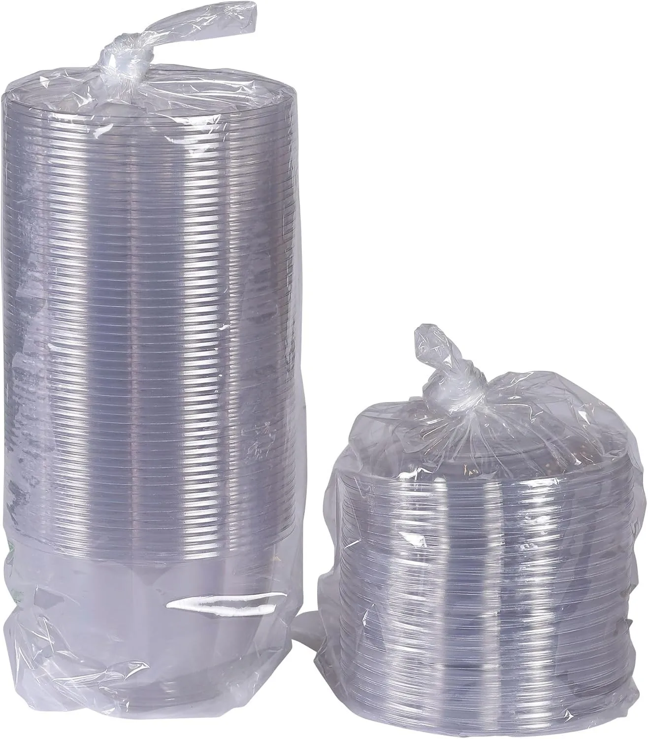 ECO-PRODUCTS Compostable Clear PLA Salad Bowls with Lids, Case of 150