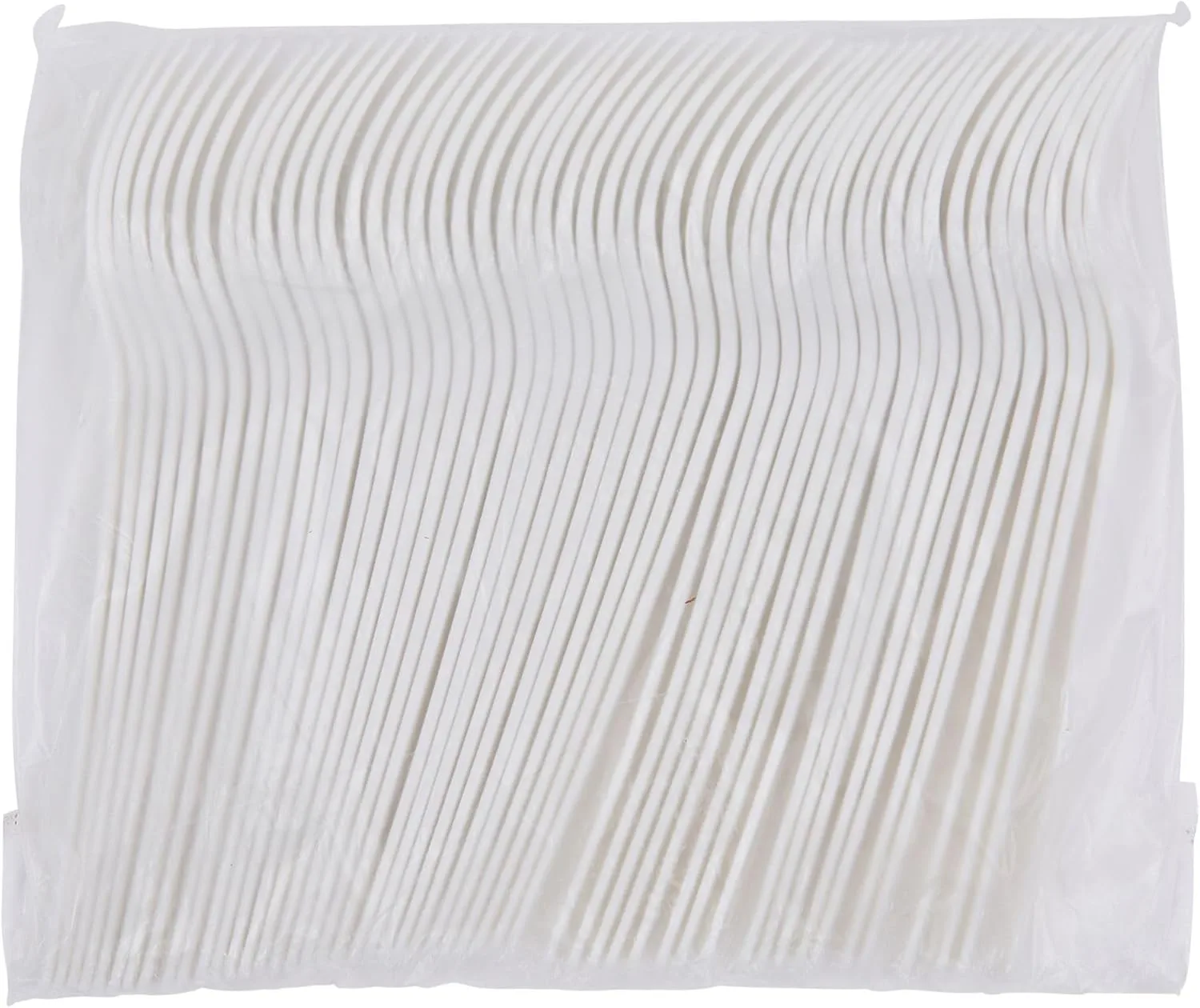 Eco-Products Compostable CPLA 6" Plastic Forks, Case of 1000, Disposable White Fork, Plantware Cutlery