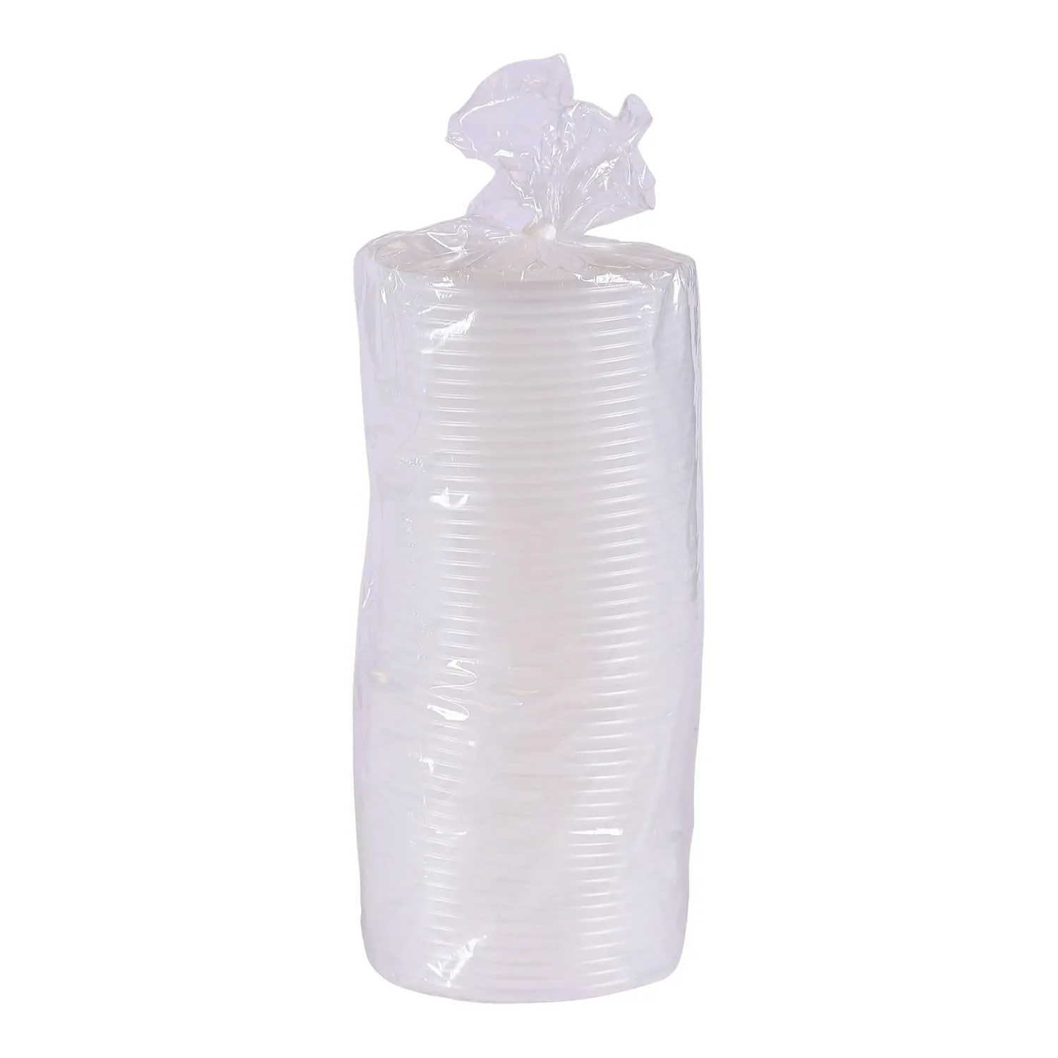 Eco-Products EcoLid Food Container Lids, Fits 12-32 oz, 25% Recycled, Off White, Pack of 500
