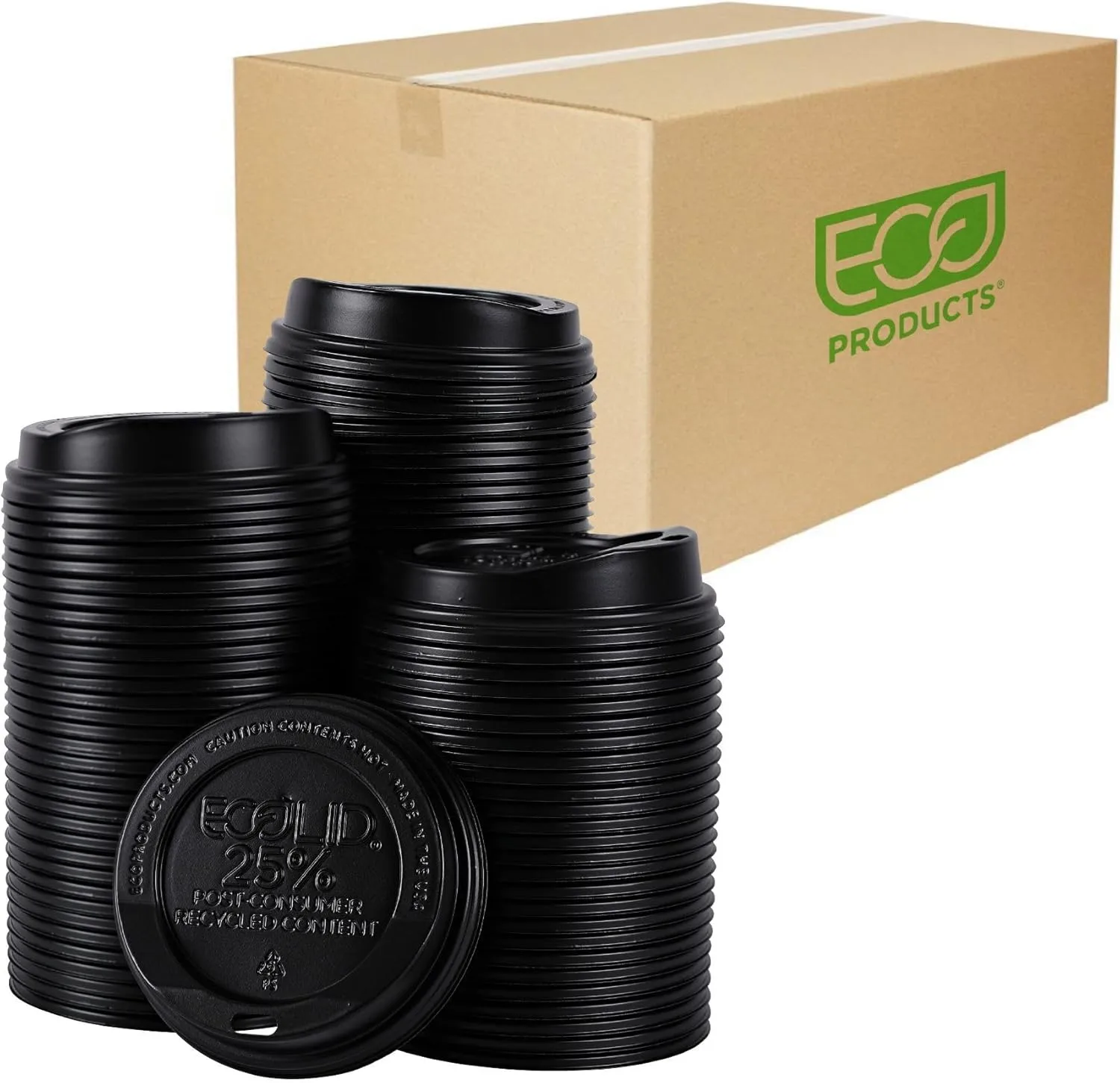 Eco-Products EcoLid Hot Cup Lids, Fits 10-20 oz