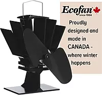 Mini Heat Powered Stove Fan - Classic Compact Design, Perfect for Wood Stoves
